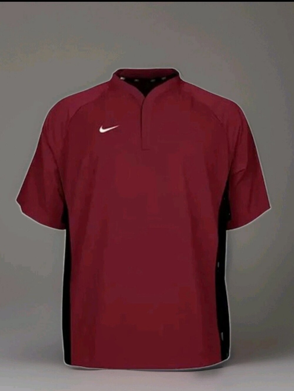 Nike Baseball Pullover Windbreaker Hot Jacket ~ Maroon DO9175-669 Men's: L *NWT